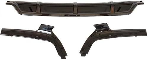 YPJHMXQXQ ABS-Heckdiffusor-Set für BMW X7 G07 2019-,einstellbar, mattiert – stabilität & luftströmung – moderner Design,A-Black von YPJHMXQXQ