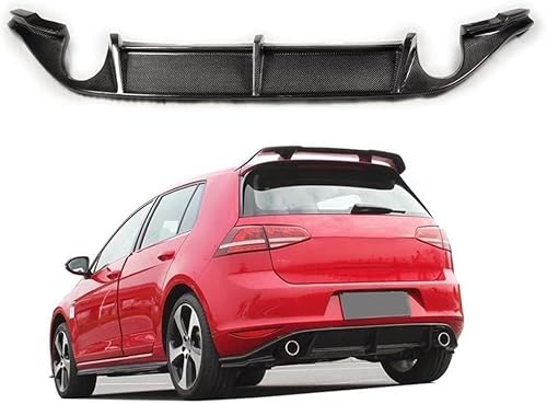 YPJHMXQXQ ABS-Heckdiffusor-Set für VW Golf VII 7 MK7 Regular/GTI 2014 2015 2016,einstellbar, mattiert – stabilität & luftströmung – moderner Design von YPJHMXQXQ