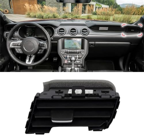 YPJHMXQXQ Auto Klima-Auslassgrill für Ford Mustang 2015-2018 - Ventilations-Trim Innen, Eleganter Dashboard-Dekor - Hitzebeständig, Langlebig ﻿,A/Only Right von YPJHMXQXQ