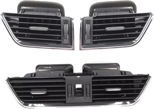 YPJHMXQXQ Auto Klima-Auslassgrill für Skoda Octavia 2015-2022 5ED819701 - Ventilations-Trim Innen, Eleganter Dashboard-Dekor - Hitzebeständig, Langlebig ﻿,F/3pcs von YPJHMXQXQ