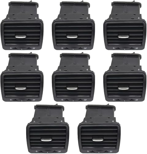 YPJHMXQXQ Auto Klima-Auslassgrill für VW Sagitar Jetta MK5 Golf 5 - Ventilations-Trim Innen, Eleganter Dashboard-Dekor - Hitzebeständig, Langlebig ﻿,I/Left 8pcs von YPJHMXQXQ