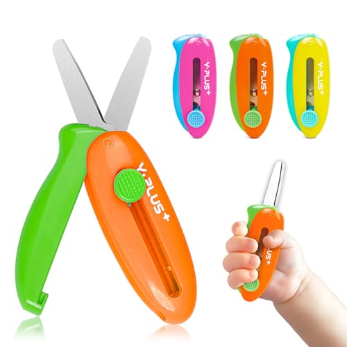 YPLUS Kinderschere Schule, Schere Kinder Set, Bastelschere Kinder ab 3+ jahre von YPLUS
