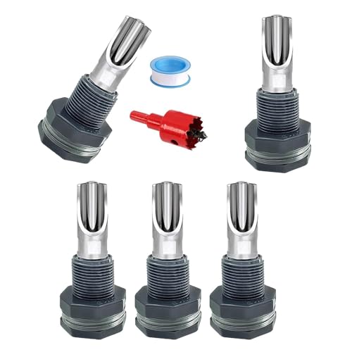 5 Stück Edelstahl Schweine-Bewässerungsnippel Wasserspender Nippel für sichere Trinksysteme Nutztierbewässerung von YPREWY