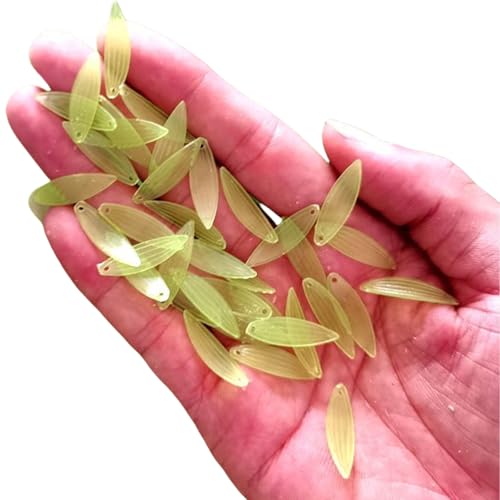 50 Stück Acryl-Blütenknospen Farbdruck Tulpen Perlen Blumenperlen Schmuckherstellung Zubehör Nachtlicht Zubehör von YPREWY