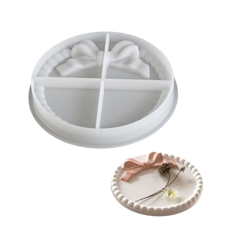 Anfängerfreundliche Silikon-Serviertablett-Form, dekorative Tablett-Formen für kreative Harzprojekte und Obstbrett-Untersetzer von YPREWY