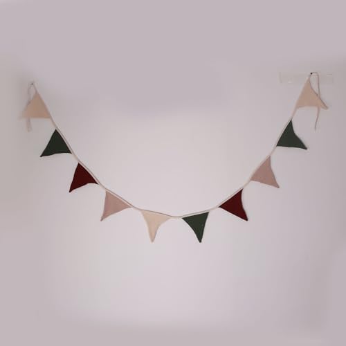 InsStyle Foto-Requisiten für Babys, Wimpelbanner für Neugeborene, Foto-Posierungs-Girlande, Fotoshooting-Requisiten, Geburtstagsparty-Dekorationen, Baumwollflagge, Geburtstagsparty-Dekorationen von YPREWY