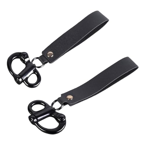 Mehrzweck-Edelstahl-Schäkel für SCBA-Feuerwehr-Zubehör mit Ledergriff, SCBA-Schäkel Mehrzweck-Edelstahl-Schäkel für SCBA-Feuerwehr-Zubehör mit Ledergriff, SCBA-Schäkel von YPREWY