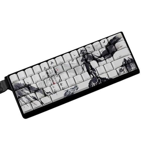 Original Profile Keycaps PBTs Materialien Farbstoffe Sublimationen Seitendruck Tastenkappe für kleine mechanische Tastaturen 60% 68% Layout von YPREWY
