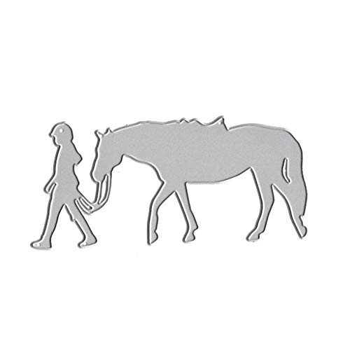 Stanzschablone "Pulling Horse", handgefertigt, zur Entwicklung von Fähigkeiten, für Schule, Klassenzimmer, Lehrer, Studenten, Metallschablone Stanzschablone "Pulling Horse", handgefertigt, zur Entwicklung von Fähigkeiten, für Schule, Klassenzimmer, Lehrer, Studenten, Metallschablone von YPREWY