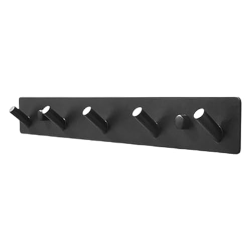 YPREWY Platzsparende Designs, Kleiderhaken zur Wandmontage, ideal für Schlafzimmer und Badezimmer, mit verschiedenen Haken, lässiger Gebrauch, einfach zu installieren, Garderobenleiste YPREWY Platzsparende Designs, Kleiderhaken zur Wandmontage, ideal für Schlafzimmer und Badezimmer, mit verschiedenen Haken, lässiger Gebrauch, einfach zu installieren, Garderobenleiste von YPREWY