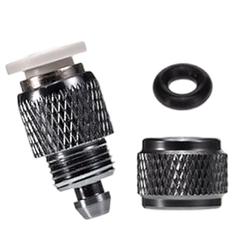 YPREWY Rechtwinkliger CO2-Adapter für Aquarien, auslaufsicheres Design, Aluminiumlegierung, Aquarium-Zubehör von YPREWY