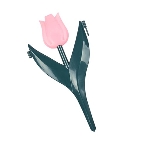 Zaun mit ineinandergreifenden Tulpen und Blumen, PVE, einfache Installation, für dekorative Hof- und Beeteinfassung, Beetumrandung von YPREWY