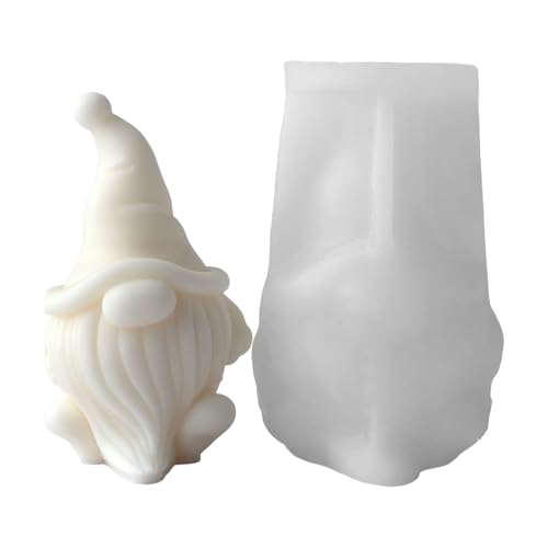 Zwerg-Silikonform, Mehrzweck-Silikon für Seife, Urlaubsdekoration, Epoxidharz, Weihnachtsform von YPREWY