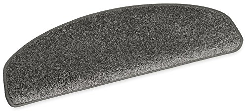 YPSILON Stufenmatten/Treppenschoner Madrid halbrund 65x23cm (Grau) von YPSILON