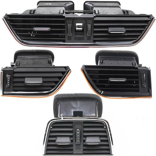 YPZJXQXQ Accessoire Ventilationsgrill Klima für Skoda Octavia 2015-2021 5ED820951 5ED819701 5ED819203 - Innenraum-Trim Dashboard, Luftzirkulation Verbessern - Hochehaltiges ABS/PC-Material von YPZJXQXQ