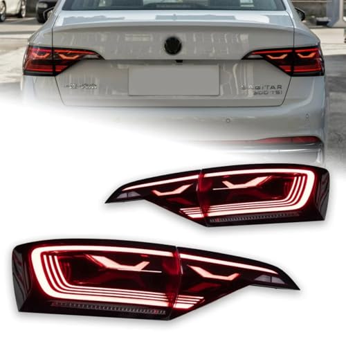 YPZJXQXQ Autohinterleuchten-Set - Hochwertige LED-Hinterleuchte für VW Jetta 2019-2024, wasserdicht und langlebig, Plug-and-Play-Installation mit Brems-/Fahrlichtfunktionen,B-Right YPZJXQXQ Autohinterleuchten-Set - Hochwertige LED-Hinterleuchte für VW Jetta 2019-2024, wasserdicht und langlebig, Plug-and-Play-Installation mit Brems-/Fahrlichtfunktionen,B-Right von YPZJXQXQ