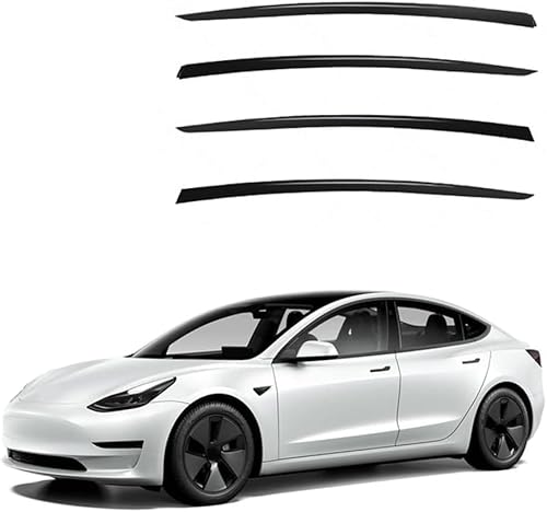 YPZJXQXQ Windabweiser für Tesla Model 3 MK1 2017-2023, Window Visier Halten Sie Ihr Auto belüftet Im Regen Regen Sonnenschutz Seitenfenster Vent Visiers YPZJXQXQ Windabweiser für Tesla Model 3 MK1 2017-2023, Window Visier Halten Sie Ihr Auto belüftet Im Regen Regen Sonnenschutz Seitenfenster Vent Visiers von YPZJXQXQ