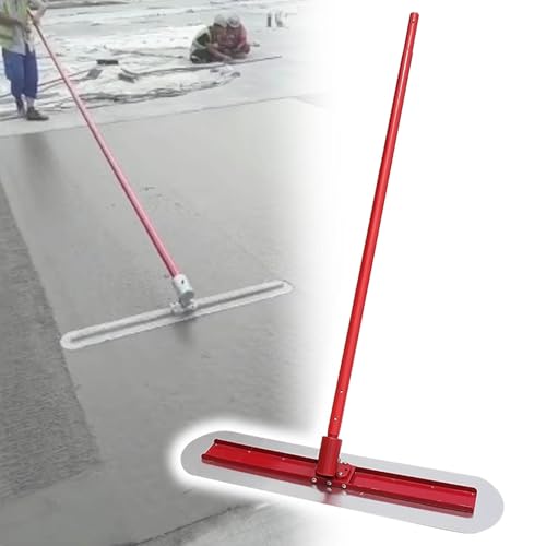 YQCXG Betonkelle Beton-Set – Betonwerkzeuge mit 3 kombinierbaren Griffen für die Betonveredelung – Glättkelle mit abgerundetem Ende und einstellbarem Winkel (Kelle 150 x 30 cm + Griffe) von YQCXG