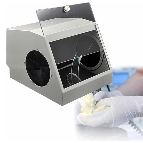 YQCXG Modular Blast Cabinet, Dental Lab Dust Box with 5500k LED Light Source and 2 Filters, Dust Will Not Escape During Sandblasting, for Sandblasting Lapping Engraving Operation YQCXG Modular Blast Cabinet, Dental Lab Dust Box with 5500k LED Light Source and 2 Filters, Dust Will Not Escape During Sandblasting, for Sandblasting Lapping Engraving Operation von YQCXG