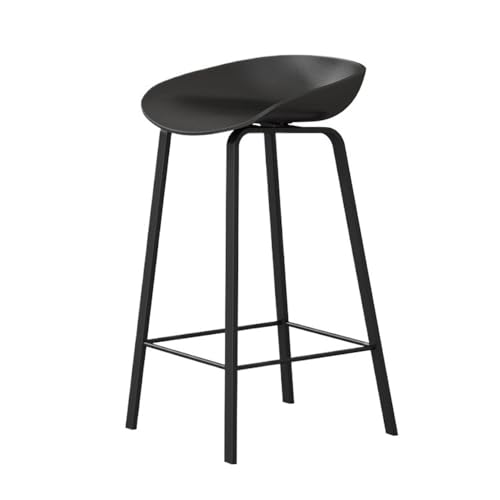 YQINQIN83B Barhocker Barhocker Sitz Holz Haushalt Restaurant Bar Insel Eisen Hochstuhl Schwarz Barstühle(Klein) von YQINQIN83B