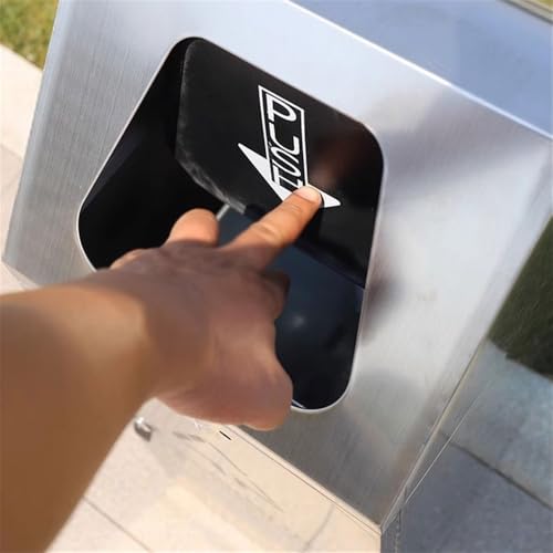 YQINQIN83B Mülleimer Edelstahl DREI-Kategorie Mülleimer Outdoor Street Kombination Mülleimer küche YQINQIN83B Mülleimer Edelstahl DREI-Kategorie Mülleimer Outdoor Street Kombination Mülleimer küche von YQINQIN83B