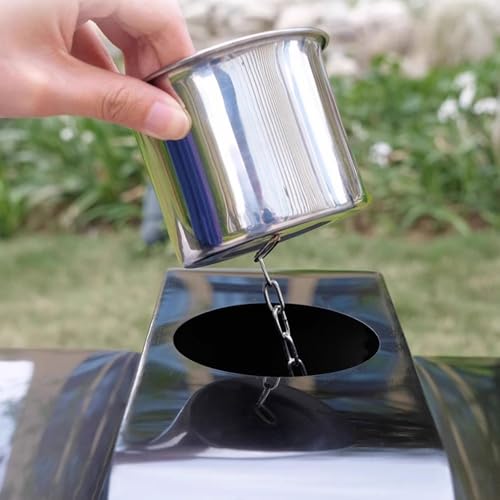 YQINQIN83B Mülleimer Mülleimer Edelstahl Doppel for Outdoor Garten Straße Platz Mülleimer küche YQINQIN83B Mülleimer Mülleimer Edelstahl Doppel for Outdoor Garten Straße Platz Mülleimer küche von YQINQIN83B
