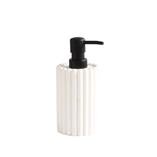YQINQIN83B Seifenspender Countertop Soap Dispenser Refillable Liquid Bottle Hand Dish Lotion with Pump Waschspender(Weiß) von YQINQIN83B