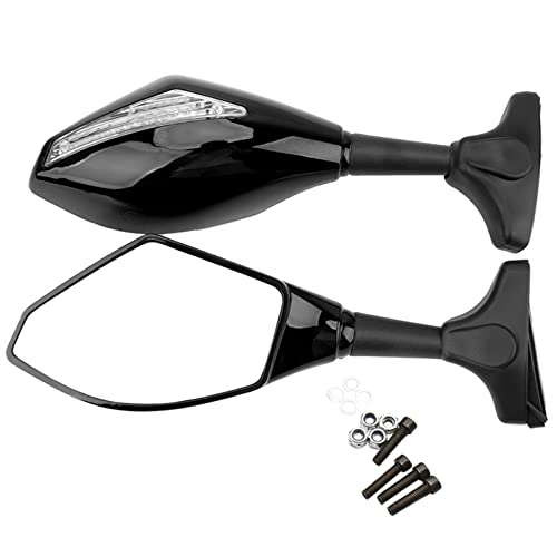 YQJXYIG Für Honda CBF1000 CBF 1000 2010 2011 Motorrad Rückspiegel Seite Rückspiegel Rückspiegel Mit Signallicht Rückspiegel Spiegel (Farbe : 1) von YQJXYIG