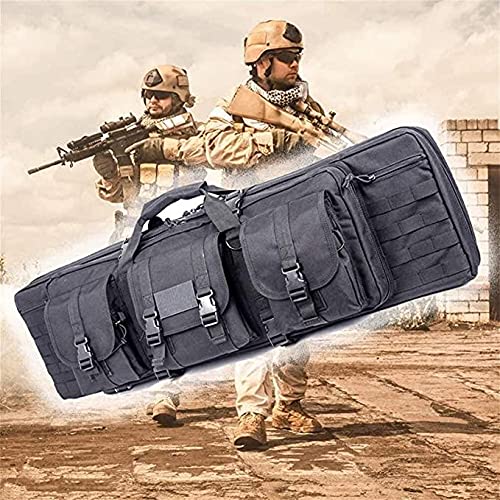 YQJY Gewehr Schutztasche,Wanderrucksack Jagdausrüstung Taktische Waffentasche Armee Military Airsoft für Tasche Zum Schutz Eines Gewehrs Beim Transport,A-118cm/46.4in von YQJY