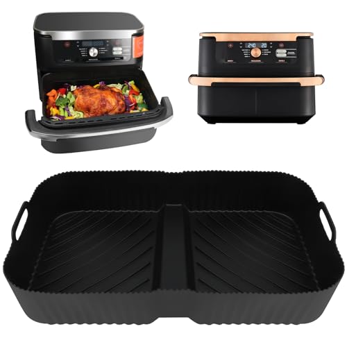 YQL Silikonform heißluftfritteuse für Ninja Foodi Flexdrawer 10,4L Heißluftfritteuse, Airfryer zubehör für Ninja AF500EU AF500EUCP von YQL