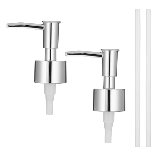 Seifenspender Pumpkopf Ersatzpumpe 2 Stück, Seifenspenderpumpe, Ersatzpumpe für Flüssigseifenspender für Flaschen mit normalem Glasmund, Standardgröße 28/400 Hals Seifenspender Pumpkopf Ersatzpumpe 2 Stück, Seifenspenderpumpe, Ersatzpumpe für Flüssigseifenspender für Flaschen mit normalem Glasmund, Standardgröße 28/400 Hals von YQQYG