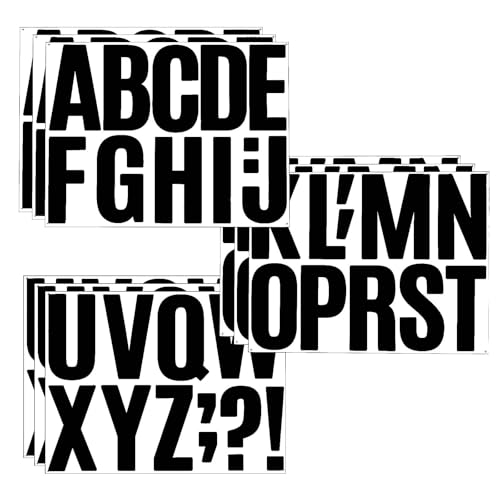 YQQYG 102 Buchstaben Aufkleber, Schwarz 10,2 cm Große Vinyl-Alphabet-Aufkleber, Buchstaben Sticker, Selbstklebende Buchstabenaufkleber für Briefkastenbuchstaben, Scrapbooking, Poster, Basteln YQQYG 102 Buchstaben Aufkleber, Schwarz 10,2 cm Große Vinyl-Alphabet-Aufkleber, Buchstaben Sticker, Selbstklebende Buchstabenaufkleber für Briefkastenbuchstaben, Scrapbooking, Poster, Basteln von YQQYG
