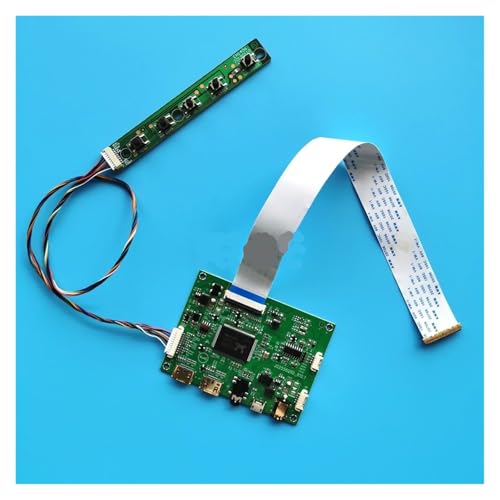 Kompatibel for NV156FHM-N4U/NX1/NX2 Treiber-Controller-Board 15,6 Zoll 2HDMI-Mini 1920 x 1080 Laptop-Bildschirm 40 Pin EDP USB Micro Kit DIY(For NV156FHM-NX1) von YQRYRYLE