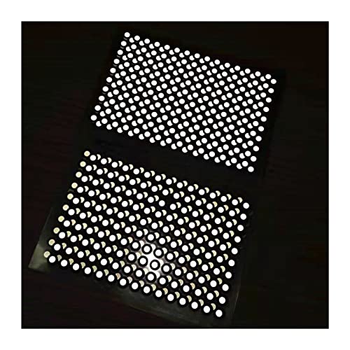 Markierungspunkte zum Scannen 1000 Stück 3D-Scannen, hochreflektierender Markierungspunkt, Zielpunkt, Handscanner, innen 3 mm, außen 7 mm für 3D-Scanner Markierungspunkte zum Scannen 1000 Stück 3D-Scannen, hochreflektierender Markierungspunkt, Zielpunkt, Handscanner, innen 3 mm, außen 7 mm für 3D-Scanner von YQVEOT