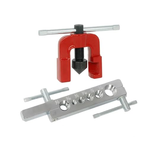 Rohraufweiter Rohrschneider-Bördelwerkzeug-Set, Rohraufweiter, Expansionsmundstücke, Rohrschneider, Reibahle for Kupferrohr-Bördelwerkzeuge 3–28 mm(1PC Inch) von YQVEOT