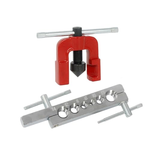 Rohraufweiter Rohrschneider-Bördelwerkzeug-Set, Rohraufweiter, Expansionsmundstücke, Rohrschneider, Reibahle for Kupferrohr-Bördelwerkzeuge 3–28 mm(1PC Metric) von YQVEOT