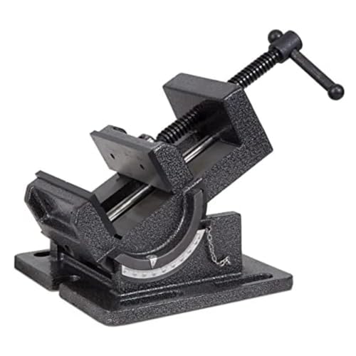 Tischbohrmaschine 4,25 Zoll. Industriefester Tisch- Und Bohrmaschinen-Kippwinkel-Schraubstock von YQVEOT