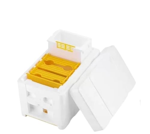 YQVEOT 1/2/3 stücke Bienenstock Bienenzucht König Box Schaum Hause Bee Hive Bestäubung Boxen Ernte Bee Hive Imker Paarung Zubehör für den Imker(Honey Dipper Stick) von YQVEOT