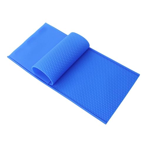 YQVEOT 2 stücke Bienenwachs Nest Basis Stück Weiche Silikon Bienenwachs Foundation Maschine Wiederverwendbare Praktische Bienenzucht Ausrüstung für den Imker(Blue) von YQVEOT