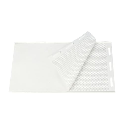 YQVEOT 2 stücke Bienenwachs Nest Basis Stück Weiche Silikon Bienenwachs Foundation Maschine Wiederverwendbare Praktische Bienenzucht Ausrüstung für den Imker(White) von YQVEOT