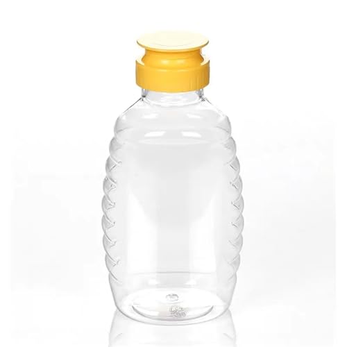 YQVEOT 300 Stück Packung Kunststoff Honigflasche 180 ml/6 oz Quetschflasche Silikon Ventilkappe Lebensmittelqualität Honigspender für den Imker YQVEOT 300 Stück Packung Kunststoff Honigflasche 180 ml/6 oz Quetschflasche Silikon Ventilkappe Lebensmittelqualität Honigspender für den Imker von YQVEOT