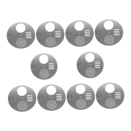 YQVEOT Bienenzuchtausrüstungsset 10-teiliges Eingangstablett-Werkzeug-Durchmesser: 12,5 cm für den Imker von YQVEOT