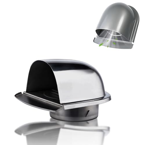 100mm EntlüFtung BelüFtung, Edelstahl LüFtungsgitter BelüFtungsgitter, Edelstahl Wetterschutzgitter Ideal FüR Dunstabzug AußEnabdeckung. KorrosionsbestäNdiges AußEngitter(201 material,80mm(3.2in)) von YQYHNB