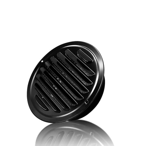 100mm LüFtungsgitter Edelstahl, Abluftauslasshaube, LüFtungsgitter Rund, Wetterschutzgitter LüFtungsgitteR Mit Insektenschutz FüR Garage KüChe HäUser(100mm(4in)) von YQYHNB