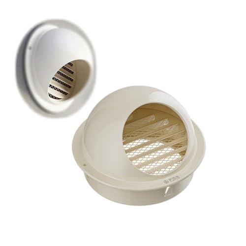100mm LüFtungsgitter Rund, Insektenschutzgitter LüFtungsgitte, Rund Weiß Insektennetz Abluftgitter Zur BelüFtung Von Wohnungen, Garagen, KüChen Und BäDern(Dunkelgrau,150mm(6in)) von YQYHNB