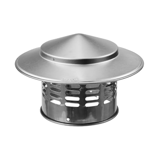 Schornsteinhaube, Edelstahlschornstein, Vogelschutz Regenhaube, HäLt Regen Und Schnee Ab, Vertreibt Insekten Und Sorgt FüR Sicherheit Nach Der Installation(100mm (3.94 in)) von YQYHNB