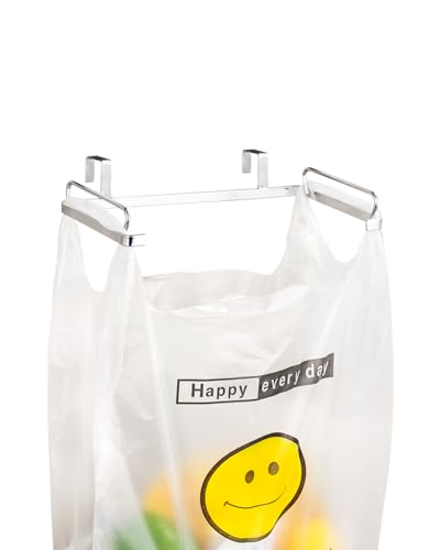 YQh Müllsackhalter für Schranktür, Edelstahl, Küchen-Müllsackrahmen, silberfarben YQh Müllsackhalter für Schranktür, Edelstahl, Küchen-Müllsackrahmen, silberfarben von YQh