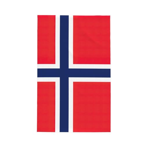 YQxwJL Küchentücher mit norwegischer Flagge, weich, saugfähig, Geschirrtücher für die Küche, zum Kochen, Reinigungstücher YQxwJL Küchentücher mit norwegischer Flagge, weich, saugfähig, Geschirrtücher für die Küche, zum Kochen, Reinigungstücher von YQxwJL