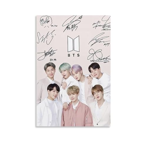 YRAEYWAER BTS(8) Poster, ästhetische Dekoration, Wohnzimmer, modern, Familie, Schlafzimmer, Wohnzimmer, Wandkunst, Dekoration, Poster, 30 x 45 cm, ungerahmt, 6 von YRAEYWAER