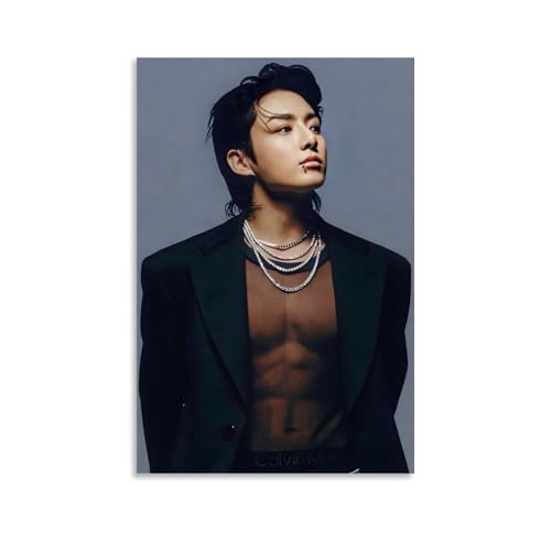 YRAEYWAER Jungkook (1) Poster, ästhetische Dekoration, Wohnzimmer, Wohnzimmer, Wandkunst, Dekoration, Poster, 30 x 45 cm, ungerahmt, 7 von YRAEYWAER